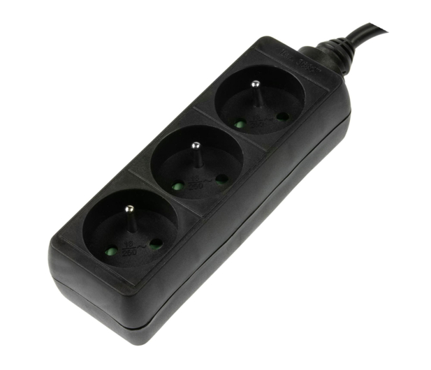 HAMA Listwa zasilająca Standard 3GN, 1,5M bez włącznika - 1416384 - zdjęcie 3